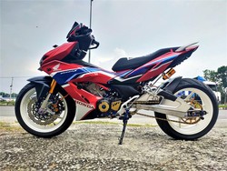 Modifikasi Honda Supra GTR 150, Tampil dengan Kaki-kaki Gambot