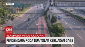 VIDEO: Pengendara Roda Dua Tolak Kebijakan Ganjil-Genap