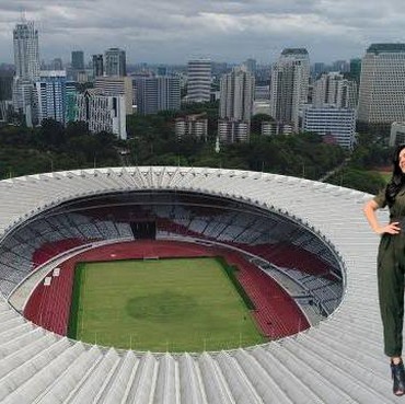 6 Foto Raisa di GBK Editan Netizen yang Bikin Ngakak