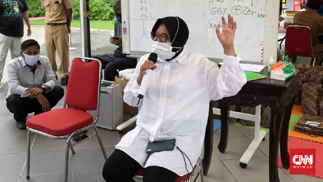 Wali Kota Surabaya Tri Rismaharini.