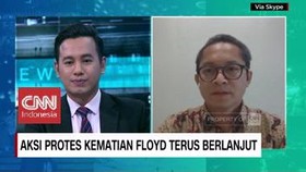 VIDEO: Aksi Protes Kematian Floyd Terus Berlanjut