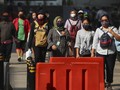 FOTO: Denyut Jakarta di Masa PSBB Transisi