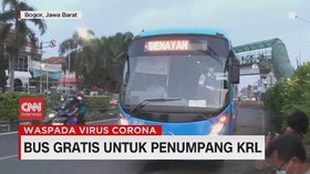 VIDEO: Bus Gratis untuk Penumpang KRL