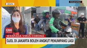 VIDEO: Ojol di Jakarta Boleh Angkut Penumpang Lagi