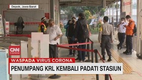VIDEO: Penumpang KRL Kembali Padati Stasiun