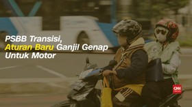 VIDEO: PSBB Transisi, DKI Siapkan Aturan Ganjil Genap Motor