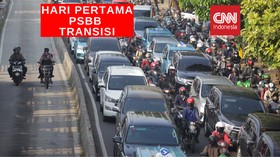 VIDEO: Situasi Jakarta Hari Pertama PSBB Transisi