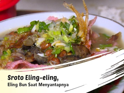 Sroto Eling-eling, Eling Bun Saat Menyantapnya