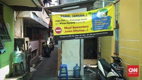 Daftar 82 RW Jakarta Kategori Zona Rawan Covid-19 PPKM Mikro