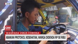 VIDEO: Abaikan Protokol Kesehatan, Warga Didenda Rp 50 Ribu