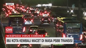 VIDEO: Ibu Kota Kembali Macet di Masa PSBB Transisi