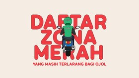 INFOGRAFIS: Daftar RW Zona Merah di Jakarta Terlarang Ojek