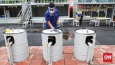 Kawasan kuliner dan kreatif Thamrin 10 Kawasan kuliner dan kreatif Thamrin 10 seluas 8000 meter persegi yang berada di kawasan Jalan Thamrin, Jakarta ini sempat tutup hampir 3 bulan saat pandemi corona. (CNN Indonesia/ Safir Makki)