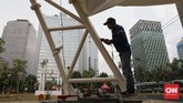 Kawasan kuliner dan kreatif Thamrin 10 Kawasan kuliner dan kreatif Thamrin 10 seluas 8000 meter persegi yang berada di kawasan Jalan Thamrin, Jakarta ini sempat tutup hampir 3 bulan saat pandemi corona. (CNN Indonesia/ Safir Makki)