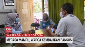 VIDEO: Merasa Mampu, Warga Kembalikan Bansos