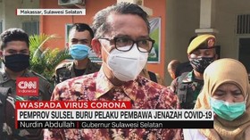 VIDEO: Polisi Buru Pelaku Pembawa Jenazah Covid-19