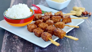 RESEP SATE TANPA DAGING