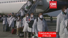 VIDEO: Kasus Turun, Tenaga Medis Kuba Tinggalkan Italia