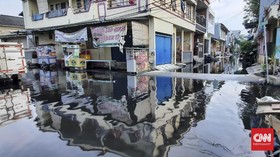 BPBD DKI: Banjir Rob Rendam 14 RT di Jakarta Utara
