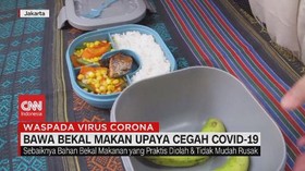 VIDEO: Bawa Bekal Makan Upaya Cegah Covid-19