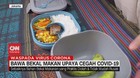 VIDEO: Bawa Bekal Makan Upaya Cegah Covid-19