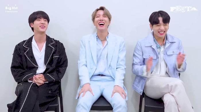 Jin, J-Hope, dan Jung Kook 'BTS'