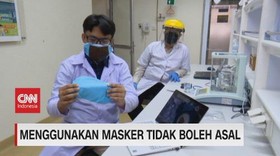 VIDEO: Menggunakan Masker Tidak Boleh Asal