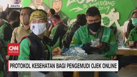 VIDEO: Protokol Kesehatan Bagi Pengemudi Ojek Online