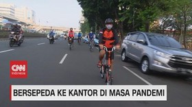 VIDEO: Bersepeda ke Kantor di Masa Pandemi