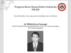 Dokter RSU Soetomo yang Tangani COVID-19 Meninggal Dunia