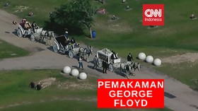 VIDEO: George Floyd Dimakamkan di Samping Bunda Tercinta