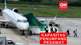 VIDEO: Kapasitas Penumpang Pesawat Jadi 70 Persen