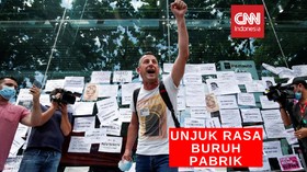 VIDEO: Tutup Pabrik, Karyawan Nissan Spanyol Demo
