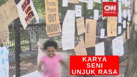 VIDEO: Karya Seni Saat Unjuk Rasa