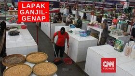 VIDEO: Keluhan Pedagang Jelang Ganjil Genap di Pasar