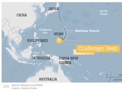 Palung Mariana Dalamnya Hingga 11 Km, Ada Hewan di Sana?