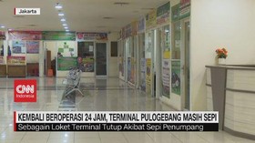 VIDEO: Kembali Beroperasi, Terminal Pulogebang Masih Sepi