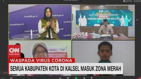 VIDEO: Semua Kabupaten Kota di Kalsel Masuk Zona Merah