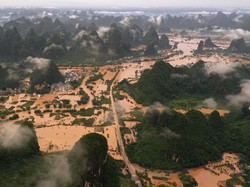 Lahan Pertanian China Dilanda Banjir, Harga Pangan Terancam Naik