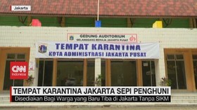 VIDEO: Tempat Karantina Jakarta Sepi Penghuni