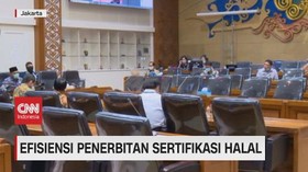 VIDEO: DPR Dukung Penerbit Sertifikasi Halal Tak Lagi MUI