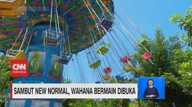 VIDEO: Sambut New Normal, Wahana Bermain di Surabaya Dibuka