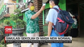VIDEO: Simulasi Sekolah di Masa New Normal
