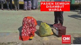 VIDEO: Pasien Sembuh Disambut Warga