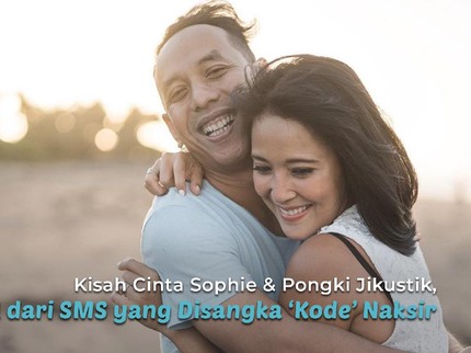 Kisah Cinta Sophie & Pongki Jikustik, Berawal dari SMS yang Disangka 'Kode' Naksir