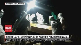 VIDEO: 4 dari 75 Pasien Positif Klaster Pasar Meninggal