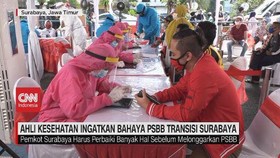 VIDEO: Ahli Kesehatan Ingatkan Bahaya PSBB Transisi Surabaya