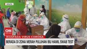 VIDEO: Berada di Zona Merah, Puluhan Ibu Hamil Swab Test