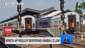 VIDEO: Hari ini, Kereta Api Reguler Kembali Beroperasi