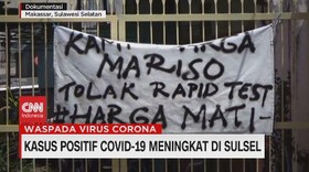 VIDEO: Kasus Positif Covid-19 Meningkat di Sulsel